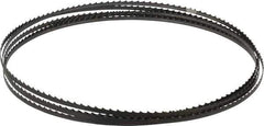 Starrett - 4 TPI, 12' 6" Long x 1/4" Wide x 0.025" Thick, Welded Band Saw Blade - Carbon Steel, Toothed Edge, Raker Tooth Set, Flexible Back, Contour Cutting - Exact Tool & Supply