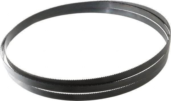 Starrett - 10 TPI, 7' 11" Long x 1/2" Wide x 0.025" Thick, Welded Band Saw Blade - Carbon Steel, Toothed Edge, Raker Tooth Set, Flexible Back, Contour Cutting - Exact Tool & Supply