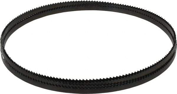 Starrett - 6 TPI, 12' 6" Long x 3/8" Wide x 0.025" Thick, Welded Band Saw Blade - Carbon Steel, Toothed Edge, Raker Tooth Set, Flexible Back, Contour Cutting - Exact Tool & Supply
