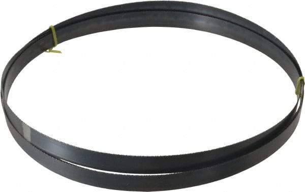 Starrett - 14 TPI, 12' 6" Long x 1" Wide x 0.035" Thick, Welded Band Saw Blade - Carbon Steel, Toothed Edge, Raker Tooth Set, Flexible Back, Contour Cutting - Exact Tool & Supply