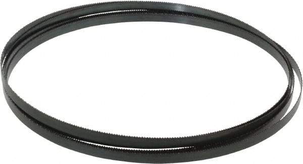Starrett - 14 TPI, 12' Long x 3/8" Wide x 0.025" Thick, Welded Band Saw Blade - Carbon Steel, Toothed Edge, Raker Tooth Set, Flexible Back, Contour Cutting - Exact Tool & Supply