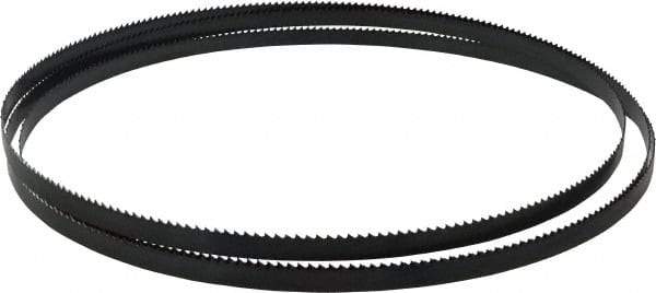 Starrett - 6 TPI, 10' Long x 1/2" Wide x 0.025" Thick, Welded Band Saw Blade - Carbon Steel, Toothed Edge, Raker Tooth Set, Flexible Back, Contour Cutting - Exact Tool & Supply