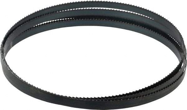 Starrett - 6 TPI, 12' 6" Long x 1/2" Wide x 0.025" Thick, Welded Band Saw Blade - Carbon Steel, Toothed Edge, Raker Tooth Set, Flexible Back, Contour Cutting - Exact Tool & Supply
