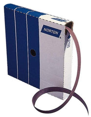 Norton - 1" x 50 Yd 180 Grit Aluminum Oxide Cloth Roll - Very Fine Grade, J Weighted Backing - Exact Tool & Supply