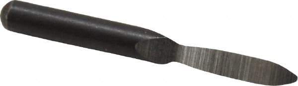 Shaviv - Bi-Directional Hand Deburring Triangular Scraper Tool - U Blade Holder, High Speed Steel Blade - Exact Tool & Supply