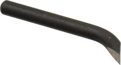Shaviv - Bi-Directional Hand Deburring Hooked Corner Scraper Tool - U Blade Holder, High Speed Steel Blade - Exact Tool & Supply