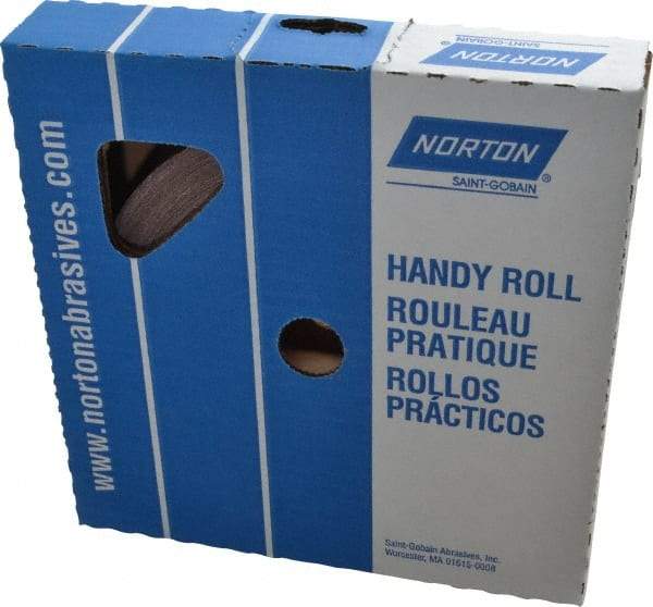 Norton - 1" x 50 Yd 400 Grit Aluminum Oxide Cloth Roll - Extra Fine Grade, J Weighted Backing - Exact Tool & Supply