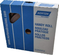 Norton - 1" x 50 Yd 400 Grit Aluminum Oxide Cloth Roll - Extra Fine Grade, J Weighted Backing - Exact Tool & Supply