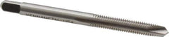 Kennametal - #10-32 UNF, 2 Flute, Bright Finish, High Speed Steel Spiral Point Tap - Plug Chamfer, Right Hand Thread, 2-3/8" OAL, 7/8" Thread Length, 0.194" Shank Diam - Exact Tool & Supply