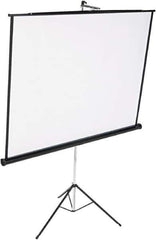 Quartet - Projection Screens Mount Type: Tripod Screen Width (Inch): 70 - Exact Tool & Supply