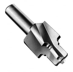 Made in USA - 3/8-24" Port, 0.805" Spotface Diam, 3/16" Tube Outside Diam, Reamer Pilot, Straight Shank, High Speed Steel Porting Tool - Exact Tool & Supply