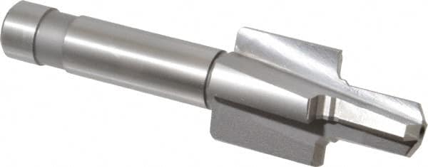 Made in USA - 1/2-20" Port, 0.95" Spotface Diam, 5/16" Tube Outside Diam, Reamer Pilot, Straight Shank, High Speed Steel Porting Tool - Exact Tool & Supply
