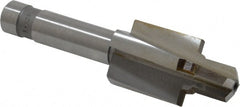 Made in USA - 9/16-18" Port, 0.989" Spotface Diam, 3/8" Tube Outside Diam, Reamer Pilot, Straight Shank, High Speed Steel Porting Tool - Exact Tool & Supply
