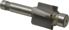 Made in USA - 3/4-16" Port, 1.208" Spotface Diam, 1/2" Tube Outside Diam, Plain Pilot, Straight Shank, Carbide Tipped Porting Tool - Exact Tool & Supply
