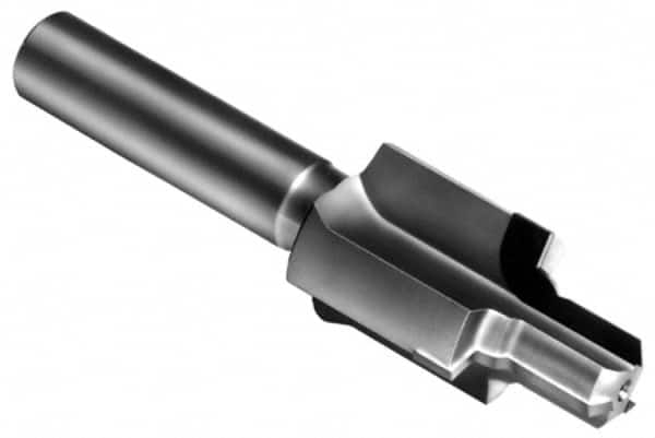 Made in USA - 1-5/16 - 12" Port, 1.93" Spotface Diam, 1" Tube Outside Diam, Reamer Pilot, Straight Shank, Carbide Tipped Porting Tool - Exact Tool & Supply