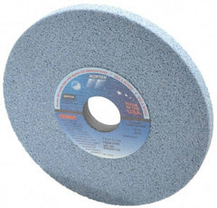 Norton - 7" Diam x 1-1/4" Hole x 1/2" Thick, H Hardness, 46 Grit Surface Grinding Wheel - Ceramic, Type 1, Coarse Grade, 3,600 Max RPM, Vitrified Bond, No Recess - Exact Tool & Supply