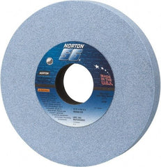 Norton - 12" Diam x 3" Hole x 1-1/2" Thick, I Hardness, 46 Grit Surface Grinding Wheel - Ceramic, Type 1, Coarse Grade, 2,070 Max RPM, Vitrified Bond, No Recess - Exact Tool & Supply