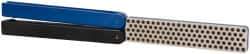 DMT - Coarse/Extra Coarse Grade, Double Sided Diamond Sharpener - 325/220 Grit, 45/60 Micron, Diamond Area 4.3" Long x 1" Wide, 9-1/2" Open Length, 5" Closed Length - Exact Tool & Supply