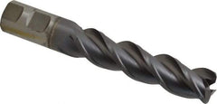 Cleveland - 1", 3 Flute, Single End, Powdered Metal, 0.12" Corner Radius End Mill - 6-1/2" OAL, 42° Helix, Right Hand Flute, 4" LOC, Right Hand Cut - Exact Tool & Supply