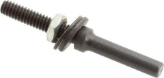 Value Collection - 1/4" Shank Abrasive Point Mandrel - 2-1/2" Length, 1/4" Hole Compatibility, for Small Wheels - Exact Tool & Supply