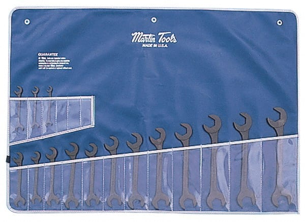 Martin Tools - 15 Piece, 3/8 to 1-1/4" Hydraulic Wrench Set - Exact Tool & Supply