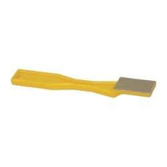 3M - 1-1/2" OAL Very Fine Sharpener Diamond File - 3/4" Wide, 1-1/2 LOC, Yellow - Exact Tool & Supply