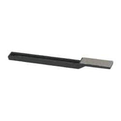 3M - 1-3/4" OAL Fine Sharpener Diamond File - 1/2" Wide, 1-3/4 LOC, Black - Exact Tool & Supply