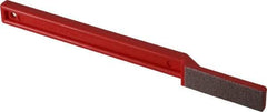 3M - 1-3/4" OAL Very Fine Sharpener Diamond File - 1/2" Wide, 1-3/4 LOC, Red - Exact Tool & Supply
