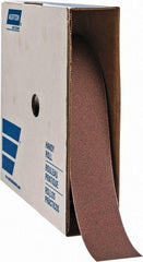Norton - 2" x 50 Yd 120 Grit Aluminum Oxide Cloth Roll - Fine Grade, J Weighted Backing - Exact Tool & Supply