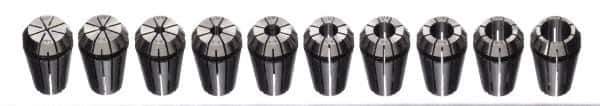 Accupro - 13 Piece, 0.02" to 0.275" Capacity, ER Collet Set - 0.02mm TIR, Series ER11 - Exact Tool & Supply