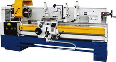 Summit - 20-1/4" Swing, 60" Between Centers, 220/440 Volt, Triple Phase Engine Lathe - 6MT Taper, 10 hp, 12 to 1,400 RPM, 4-1/8" Bore Diam, 48" Deep x 52" High x 121" Long - Exact Tool & Supply