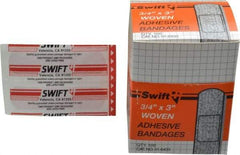 North - 3" Long x 3/4" Wide, General Purpose Self-Adhesive Bandage - Beige, Woven Fabric Bandage - Exact Tool & Supply