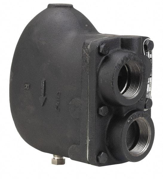 Watts - 4 Port, 1-1/4" Pipe, Cast Iron Float & Thermostatic Steam Trap - 15 Max psi - Exact Tool & Supply