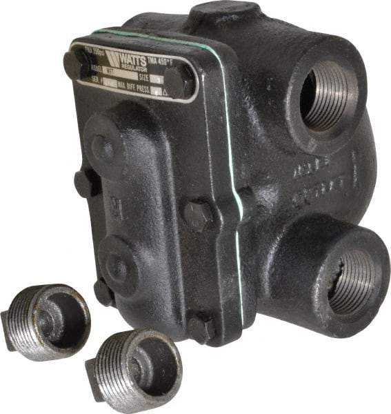 Watts - 4 Port, 1" Pipe, Cast Iron Float & Thermostatic Steam Trap - 15 Max psi - Exact Tool & Supply