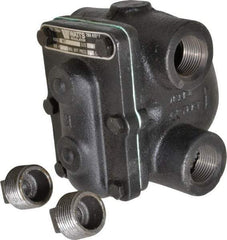Watts - 4 Port, 1" Pipe, Cast Iron Float & Thermostatic Steam Trap - 15 Max psi - Exact Tool & Supply