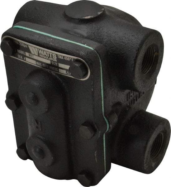 Watts - 4 Port, 3/4" Pipe, Cast Iron Float & Thermostatic Steam Trap - 15 Max psi - Exact Tool & Supply