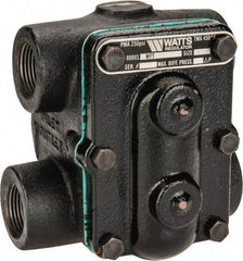 Watts - 4 Port, 1" Pipe, Cast Iron Float & Thermostatic Steam Trap - 30 Max psi - Exact Tool & Supply