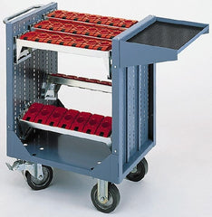 LISTA - 25 Tool Capacity, 50 Taper Size CNC Tool Cart - Exact Tool & Supply