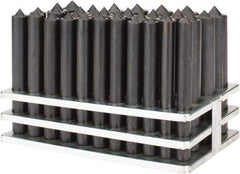 Value Collection - 33 Piece, 1/2 to 1", Transfer Punch Set - Round Shank - Exact Tool & Supply