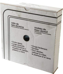 Value Collection - 1-1/2" x 50 Yd 150 Grit Aluminum Oxide Cloth Roll - Very Fine Grade, J Weighted Backing - Exact Tool & Supply