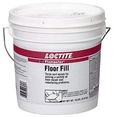 Loctite - 10 Lb Kit Gray Epoxy Resin Filler/Repair Caulk - -20 to 225°F Operating Temp, 6 min Tack Free Dry Time, 24 hr Full Cure Time, Series 135 - Exact Tool & Supply