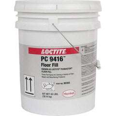 Loctite - 40 Lb Kit Gray Epoxy Resin Filler/Repair Caulk - -20 to 225°F Operating Temp, 6 min Tack Free Dry Time, 24 hr Full Cure Time, Series 135 - Exact Tool & Supply