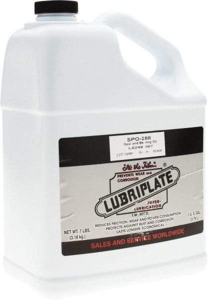 Lubriplate - 1 Gal Bottle, Mineral Gear Oil - 184 SUS Viscosity at 210°F, 3314 SUS Viscosity at 100°F, ISO 680 - Exact Tool & Supply