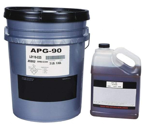 Lubriplate - 5 Gal Pail, Mineral Gear Oil - 152 SUS Viscosity at 210°F, 2220 SUS Viscosity at 100°F, ISO 460 - Exact Tool & Supply