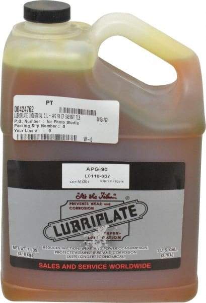 Lubriplate - 1 Gal Bottle, Mineral Gear Oil - 816 SUS Viscosity at 100°F, 86 SUS Viscosity at 210°F, ISO 150 - Exact Tool & Supply