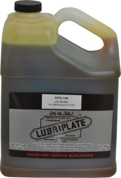 Lubriplate - 1 Gal Bottle, Mineral Gear Oil - 152 SUS Viscosity at 210°F, 2220 SUS Viscosity at 100°F, ISO 460 - Exact Tool & Supply