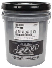 Lubriplate - 5 Gal Pail, ISO 32, SAE 10, Air Compressor Oil - 137 Viscosity (SUS) at 100°F, 43 Viscosity (SUS) at 210°F, Series AC-0 - Exact Tool & Supply