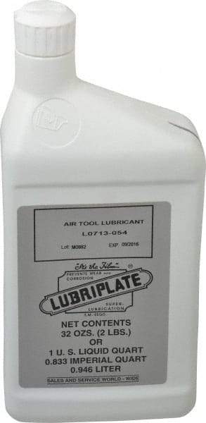 Lubriplate - Bottle, ISO 32, Air Tool Oil - 147 Viscosity (SUS) at 100°F, 44 Viscosity (SUS) at 210°F - Exact Tool & Supply