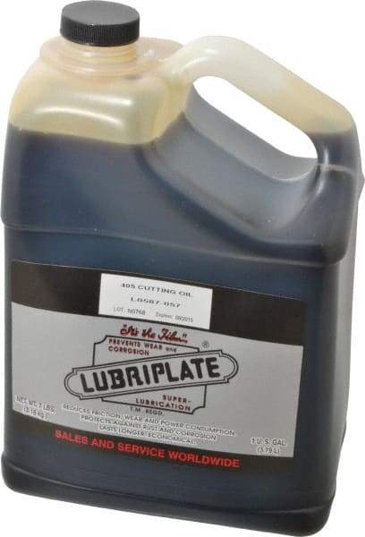 Lubriplate - Lubriplate 405, 1 Gal Bottle Cutting Fluid - Straight Oil, For Threading - Exact Tool & Supply