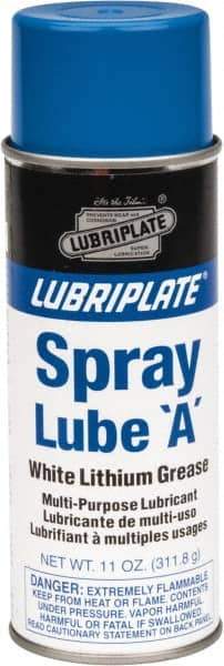 Lubriplate - 12 oz Aerosol Lithium General Purpose Grease - White, 150°F Max Temp, NLGIG 1, - Exact Tool & Supply
